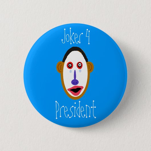 obamajoker, Joker 4, President Ronde Button 5,7 Cm (Voorkant)