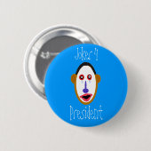 obamajoker, Joker 4, President Ronde Button 5,7 Cm (Voorkant /achterkant)
