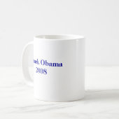 obamalogo2008c, Barack Obama2008 Koffiemok (Voorkant links)