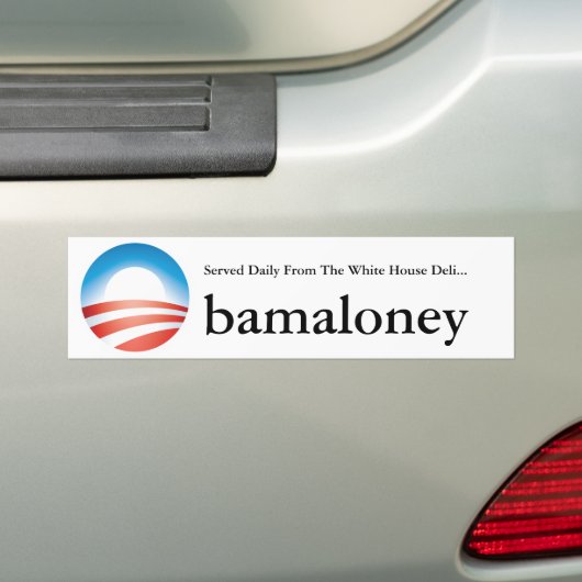 Obamaloney Bumpersticker (Op auto)