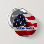 OBAMAMAMA RONDE BUTTON 5,7 CM (Voorkant /achterkant)