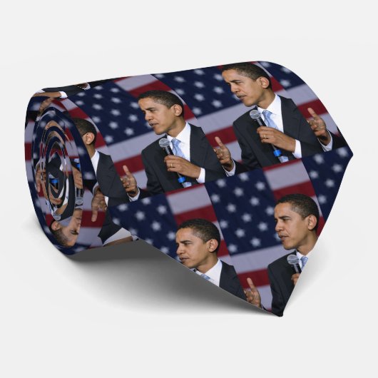 obamamania! stropdas (Opgerold)