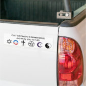Obamamanie, niets nieuws bumpersticker (Op Truck)