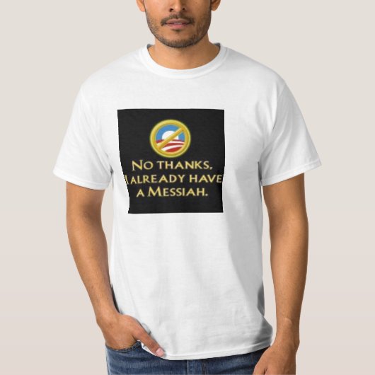 ObamaMessiah T-shirt (Voorkant)