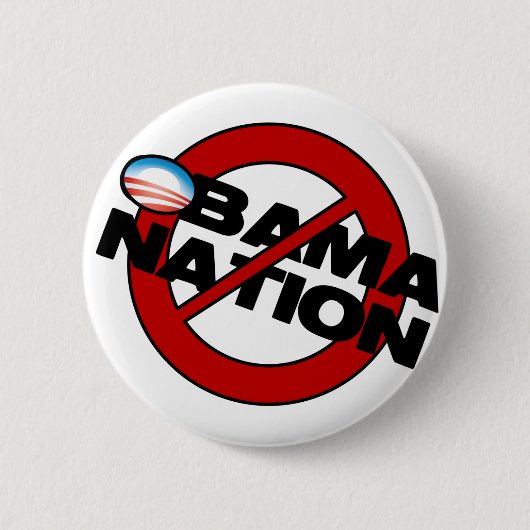 ObamaNation Buster Ronde Button 5,7 Cm (Voorkant)