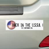 ObamaNation - Terug in de VS. Bumpersticker (Op auto)