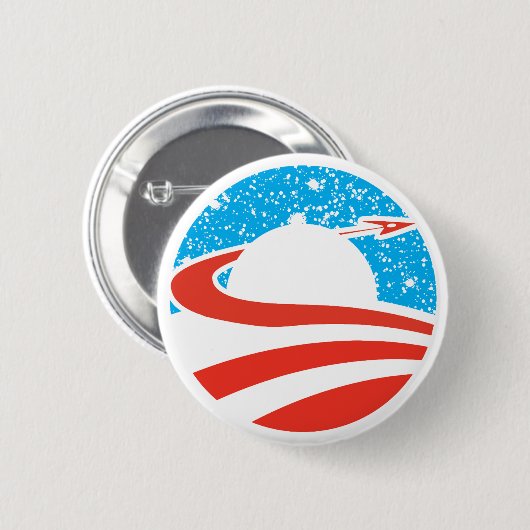 Obamanaut Button (Voorkant /achterkant)