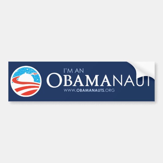 Obamanauts - Bumpersticker (Voorkant)
