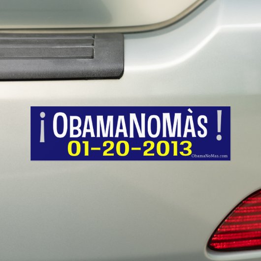 OBAMANOMAS! 01-20-2013 BUMPERSTICKER (Op auto)