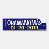 OBAMANOMAS! 01-20-2013 BUMPERSTICKER (Voorkant)
