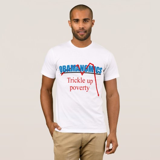 Obamanomica - Armoede verstikken T-shirt (Voorkant volledig)