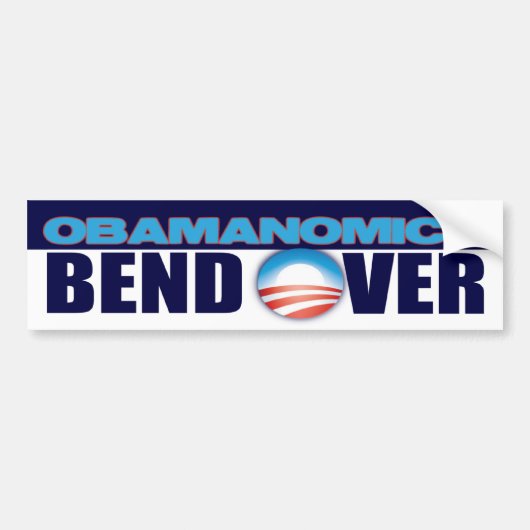 Obamanomica Bumpersticker (Voorkant)