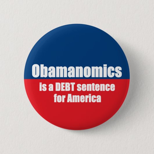 Obamanomica Ronde Button 5,7 Cm (Voorkant)
