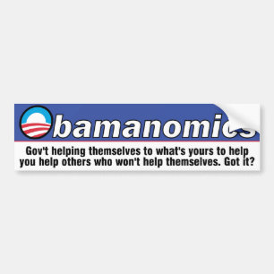 Obamanomics Bumpersticker