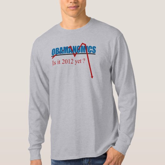 Obamanomics - is het nog 2012 t-shirt (Voorkant)