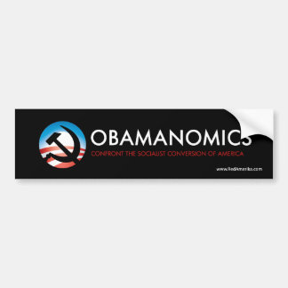Obamanomics Socialist America Bumpersticker