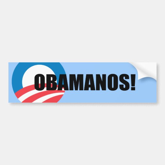 OBAMANOS (2) BUMPERSTICKER (Voorkant)