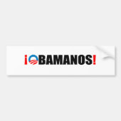 OBAMANOS BUMPERSTICKER (Voorkant)