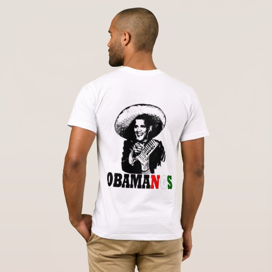 Obamanos T-shirt (Achterkant volledig)