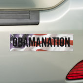 OBAMANTIE-Bumpersticker Bumpersticker (Op auto)