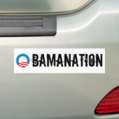 OBAMANTIE-Bumpersticker Bumpersticker (Op auto)