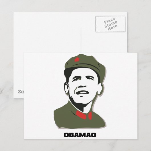 Obamao2 Briefkaart (Voorkant / Achterkant)