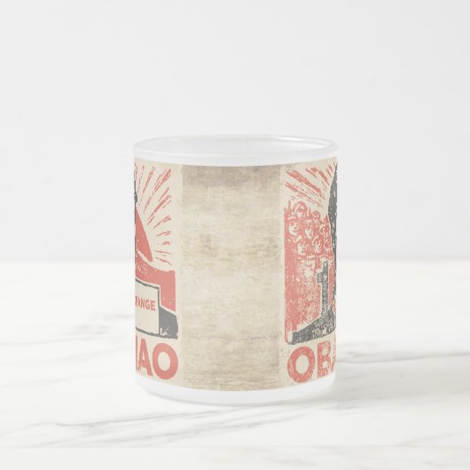 ObaMao-Mok Matglas Koffiemok (Center)