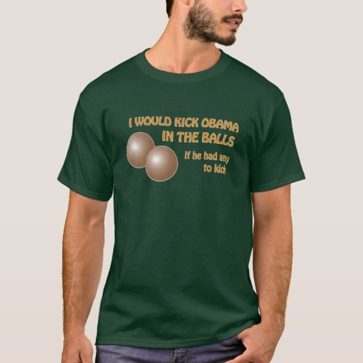 Obama's Balls T-shirt (Voorkant)
