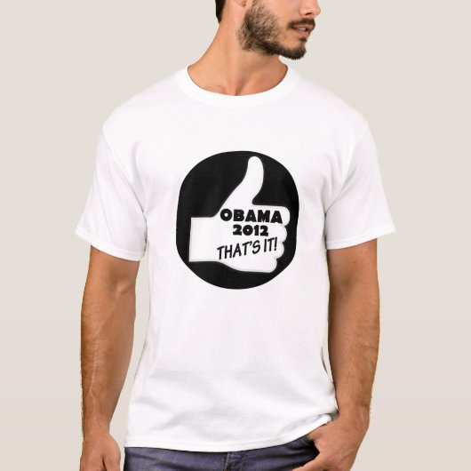 Obama's campagne van 2012 t-shirt (Voorkant)