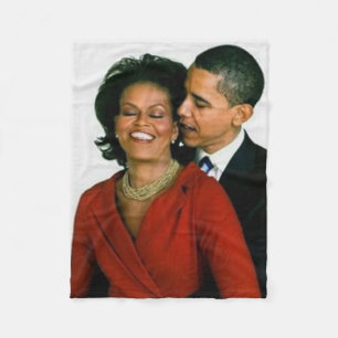 OBAMAS FLEECE DEKEN