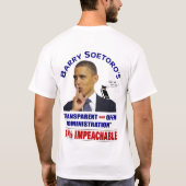 Obama's geheime plannen t-shirt (Achterkant)