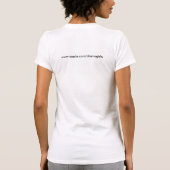 Obama's gevoel van humor t-shirt (Achterkant)