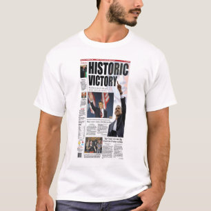 Obama's historische overwinning T-Shirt