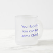 Obama's hoop en verandering begrijpen matglas koffiemok (Voorkant rechts)