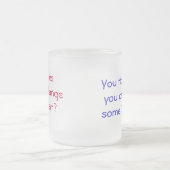 Obama's hoop en verandering begrijpen matglas koffiemok (Center)