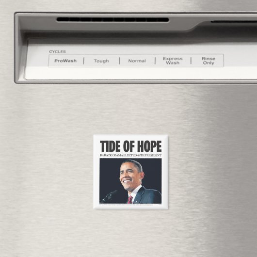 Obama's hoopvolle magneet (Insitu (Vaatwasser))