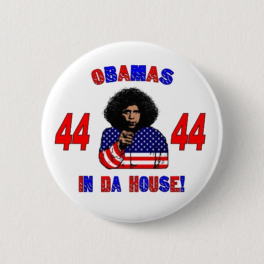Obamas in Da House Button (Voorkant)