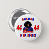 Obamas in Da House Button (Voorkant /achterkant)
