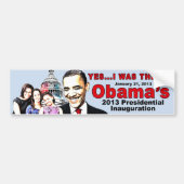 Obama's Inauguration bumper sticker uit 2013 (Voorkant)