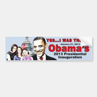 Obama's Inauguration bumper sticker uit 2013