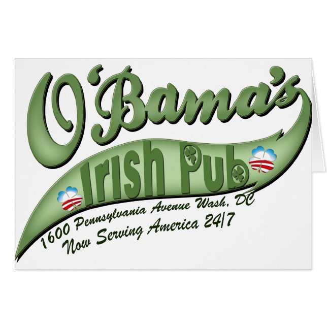 O'bama's Irish Pub (Voorkant Horizontaal)