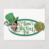 Obama's Irish Pub Briefkaart (Voorkant)