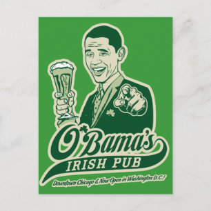 Obama's Irish Pub Briefkaart