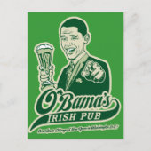 Obama's Irish Pub Briefkaart (Voorkant)