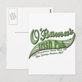 O'bama's Irish Pub Briefkaart (Voorkant / Achterkant)