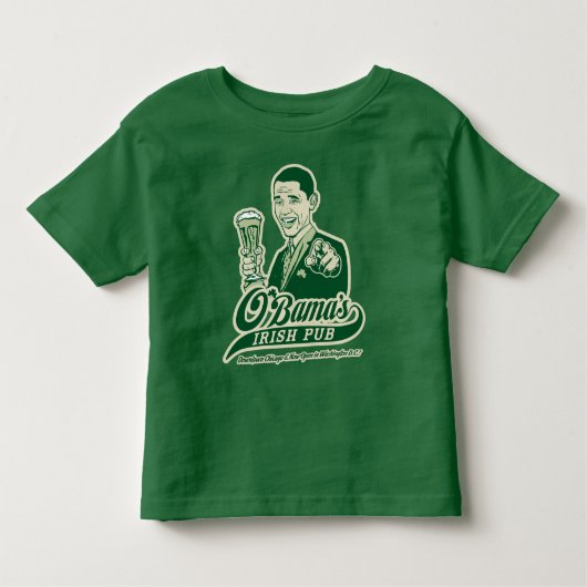 Obama's Irish Pub Kinder Shirts (Voorkant)