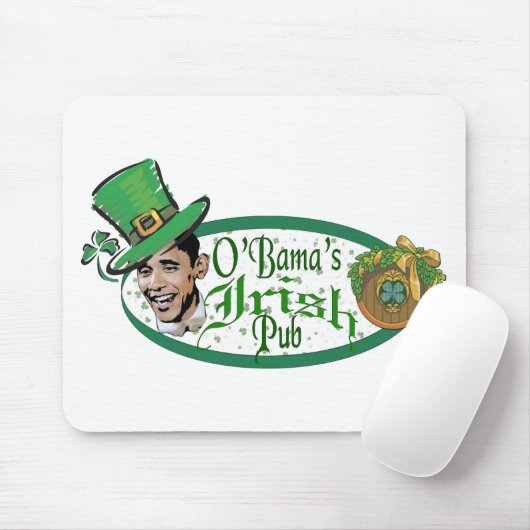 Obama's Irish Pub Muismat (Met muis)