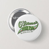 O'bama's Irish Pub Ronde Button 5,7 Cm (Voorkant /achterkant)