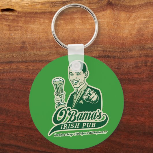 Obama's Irish Pub Sleutelhanger (Voorkant)