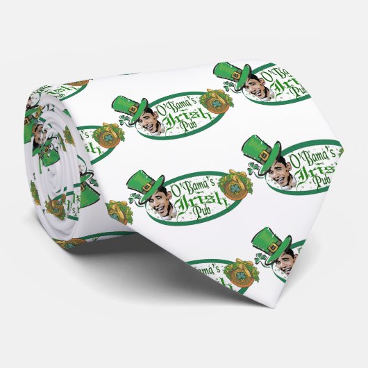 Obama's Irish Pub Stropdas (Opgerold)